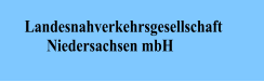 Landesnahverkehrsgesellschaft       Niedersachsen mbH
